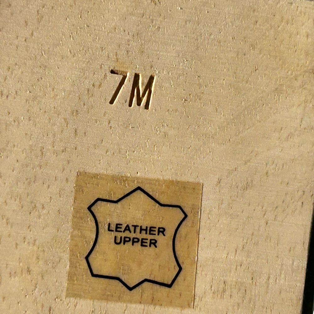 LOFT Olive Green Strappy Leather clog chunky block heel  Platform Sandals size 7 - Picture 11 of 11